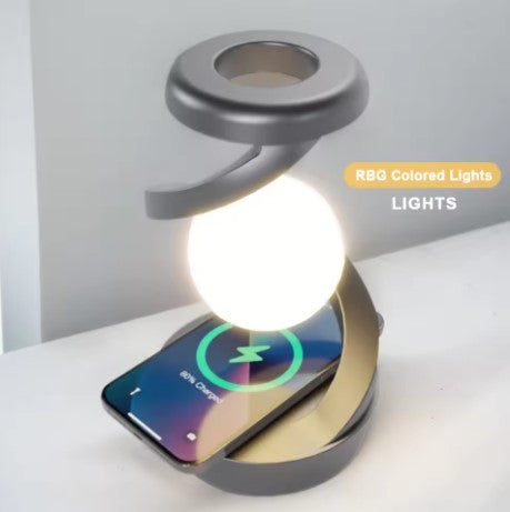 3D Levitating Ball Lamp with Wireless Phone Charger