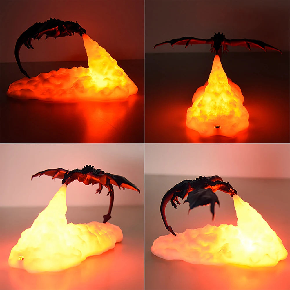 3D Dragon LED Lamp