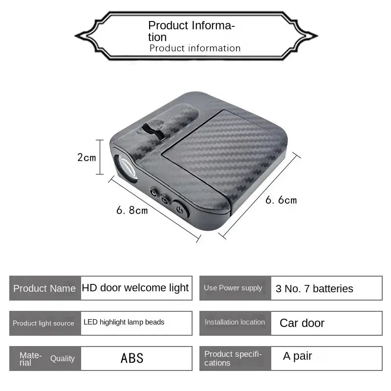 Car Logo Wireless Courtesy Door Projector