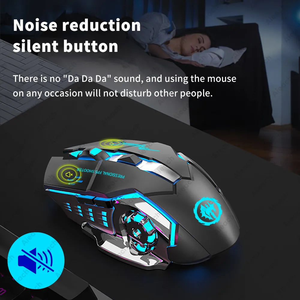 Rechargeable Wireless Gaming Mouse