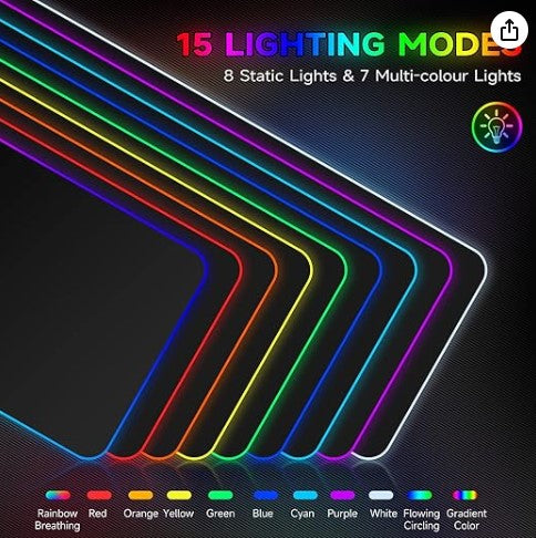 RGB Mouse Pad with Cable