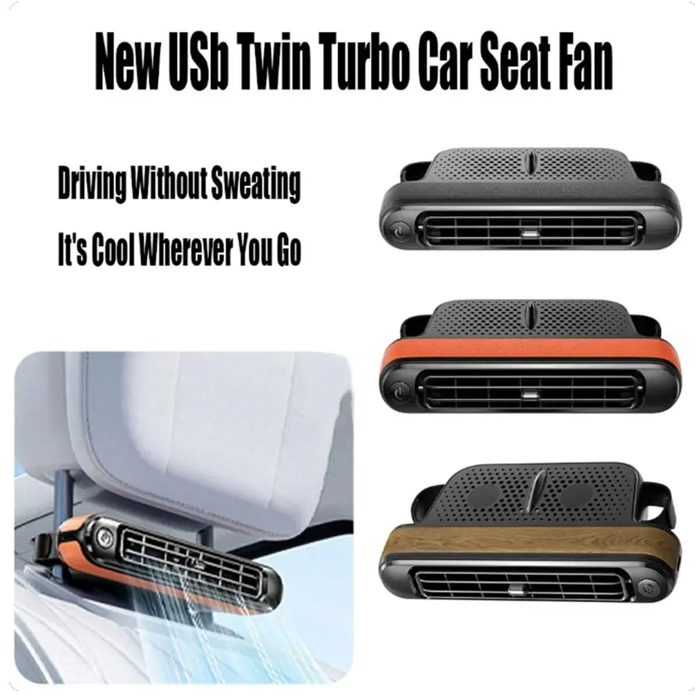 Car Dual Turbine Electric Fan