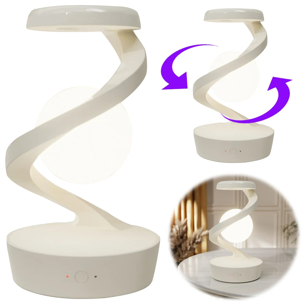 3D Levitating Ball Lamp with Wireless Phone Charger