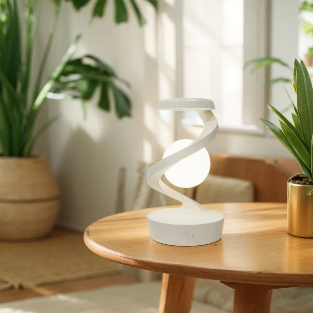 3D Levitating Ball Lamp with Wireless Phone Charger