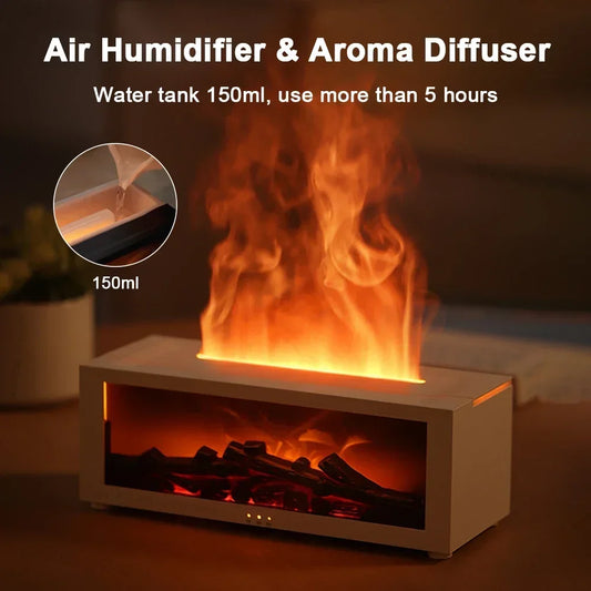 Simulated Fireplace Aroma Diffuser