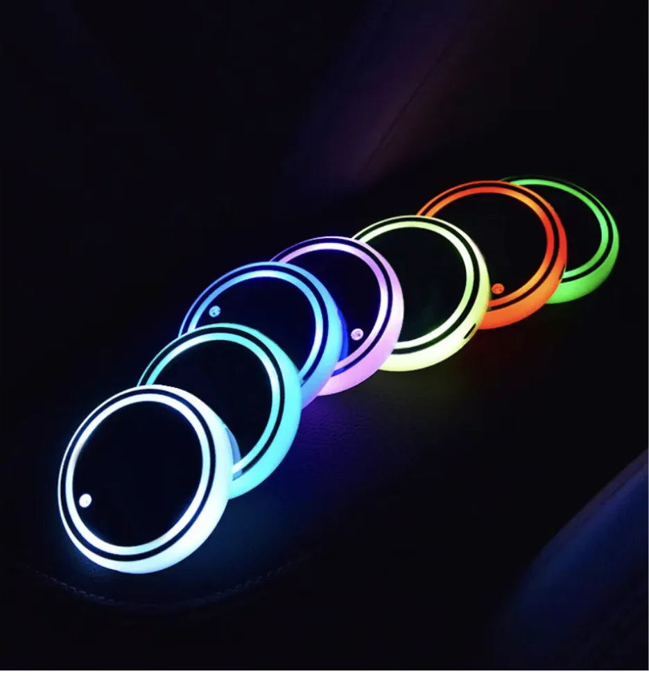 LED Colorful Cup Holder Coaster