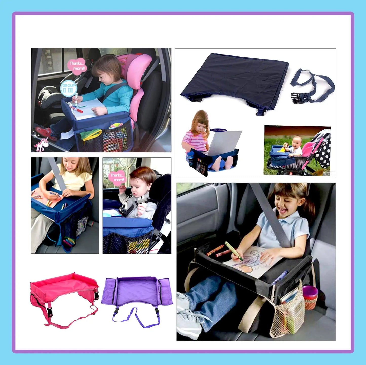 Child Seat Car Table