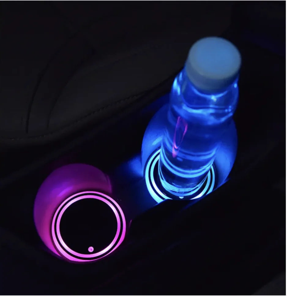 LED Colorful Cup Holder Coaster