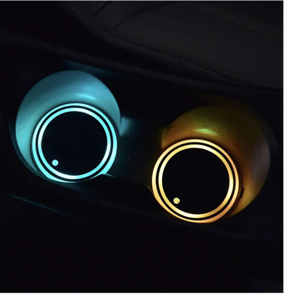 LED Colorful Cup Holder Coaster