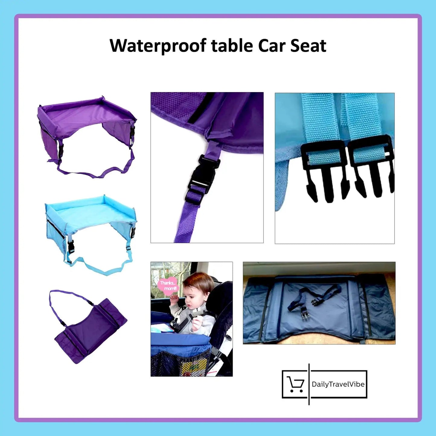 Child Seat Car Table